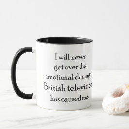 Caneca A British Television me prejudicou emocionalmente