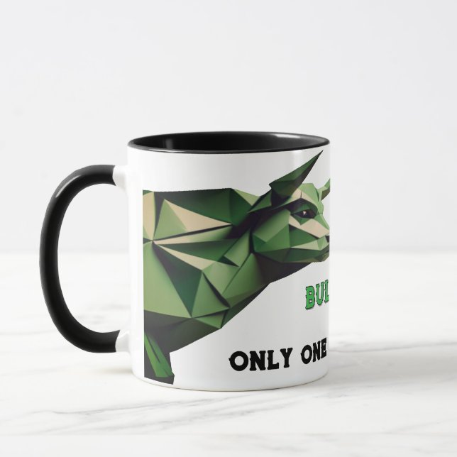 Caneca A Bull vs. Bear Market Luggle Mug para Comerciante (Esquerda)