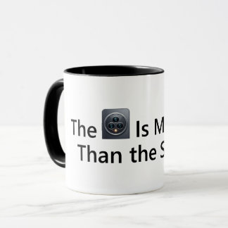 Caneca A Câmera É Mais Poderosa Que a Espada