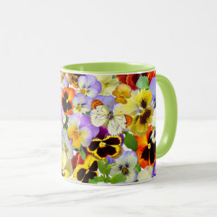 Caneca A Caneta Pansy Collection