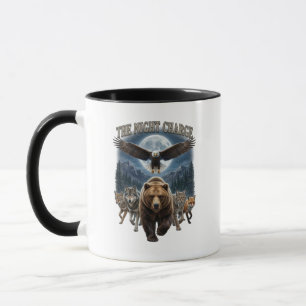 Caneca A Carga Noturna: Guardiões da Floresta Águia Urso