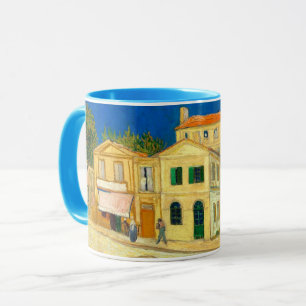 Caneca A casa amarela (1888), paisagem de Vincent Van Gog