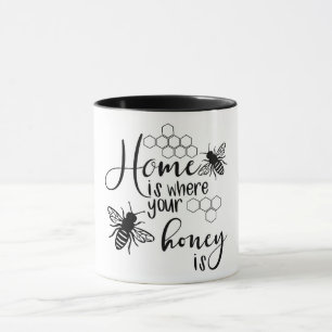 Caneca A Casa É Onde Está O Seu Mel