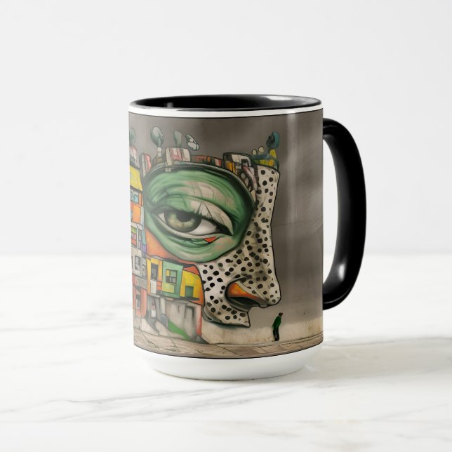 Caneca A casa não está impressionada (Frente Esquerda)