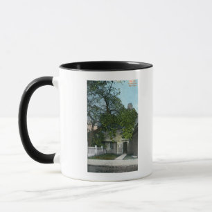 Caneca A casa velha da bruxa, entrada principal