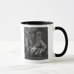Caneca A cerimónia da ir-à-cama da noiva