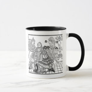 Caneca A chegada de sua majestade Charles (1600-49) Princ