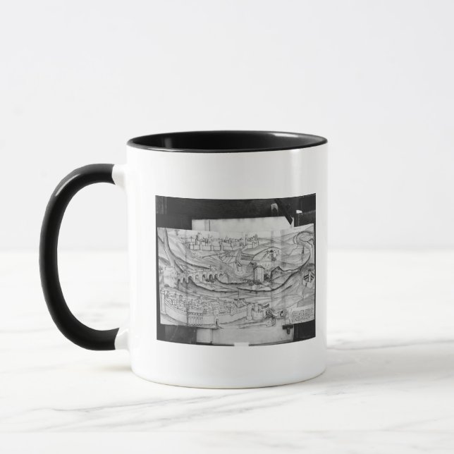 Caneca A cidade e a vila de Carcassonne, 1462 (Esquerda)