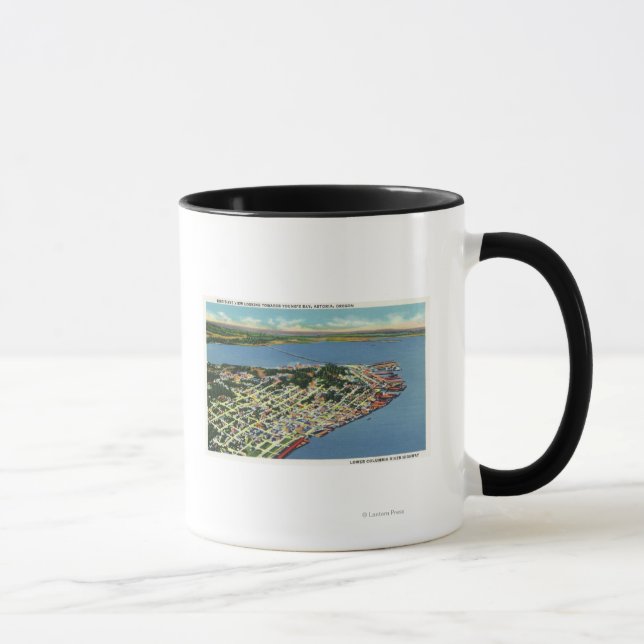 Caneca A cidade olhando para a Baía de Young (Direita)
