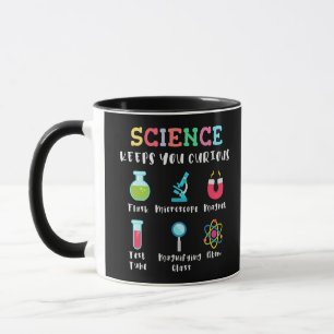 Caneca A ciência mantém você curioso