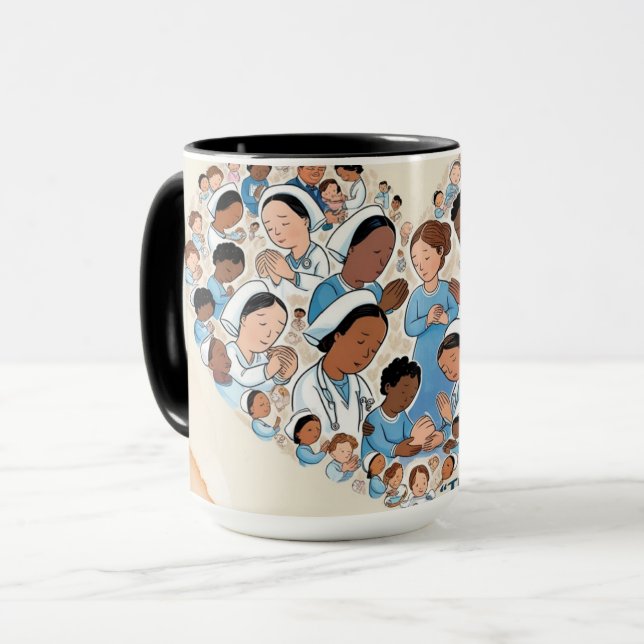 Caneca A Compaixão do Cuidado (Frente Esquerda)