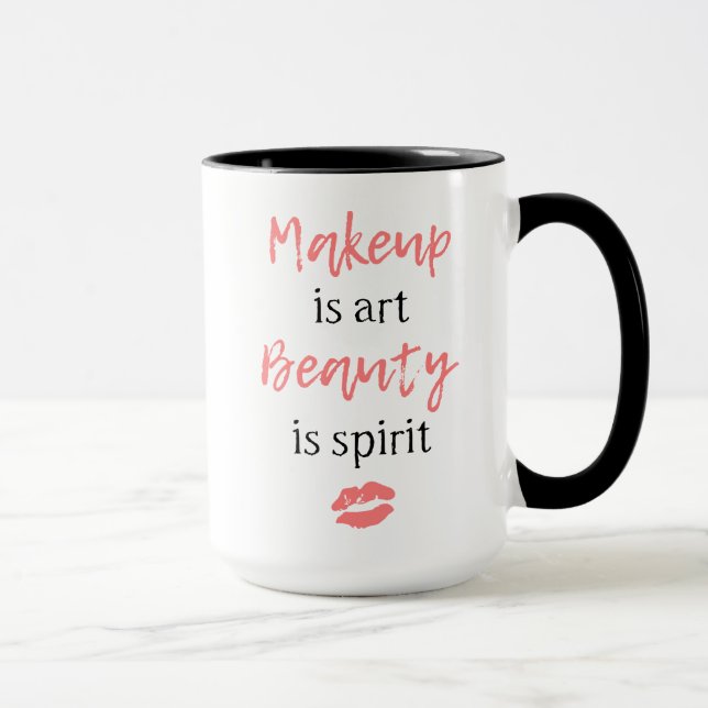 Caneca A composição é beleza da arte é espírito (Direita)