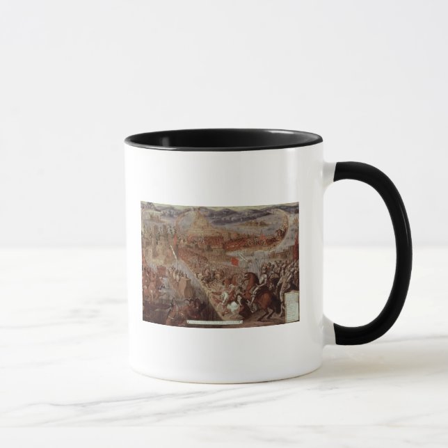 Caneca A conquista de Tenochtitlan (Direita)