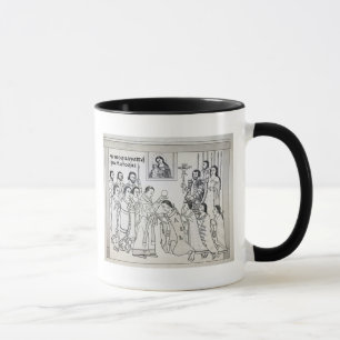 Caneca A conversão dos astecas a romano