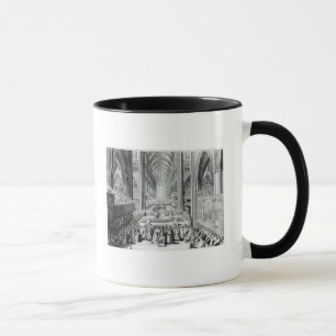 Caneca A coroação do rei James II c.1685