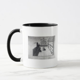 Caneca A corte do Belvedere na Roma de St Peter idoso