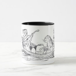 Caneca A Coruja e o Pussycat (por Edward Lear)
