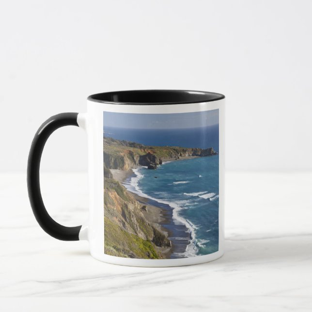 Caneca A costa de Big Sur na Califórnia, EUA (Esquerda)