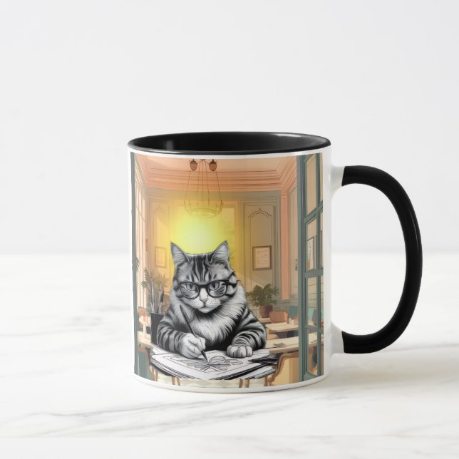 Caneca A criatividade começa com um único pensamento (Direita)
