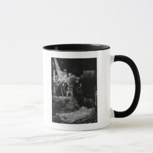 Caneca A descida da cruz com uma tocha, 1654