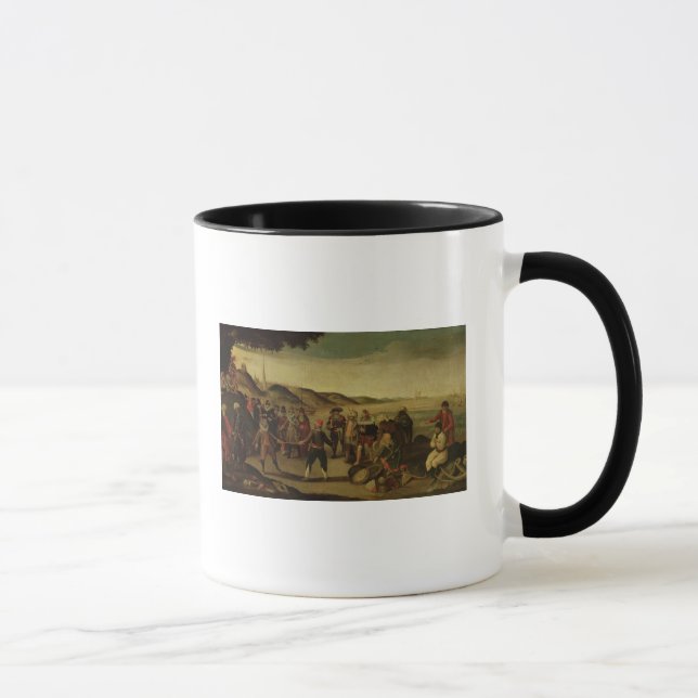 Caneca A disputa sobre o bastão dourado (Direita)