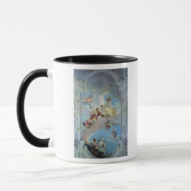 Caneca A divisão de Venus de Adonis, 1707-08 (fresco) (Esquerda)