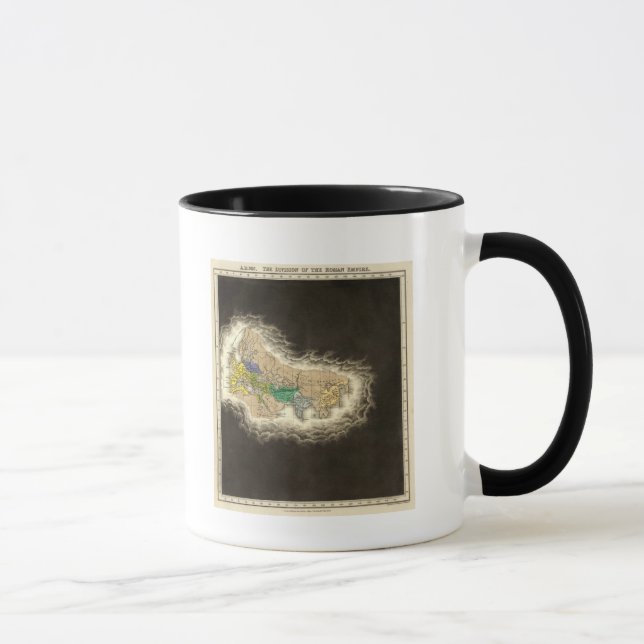 Caneca A Divisão do Império Romano 395 AD (Direita)