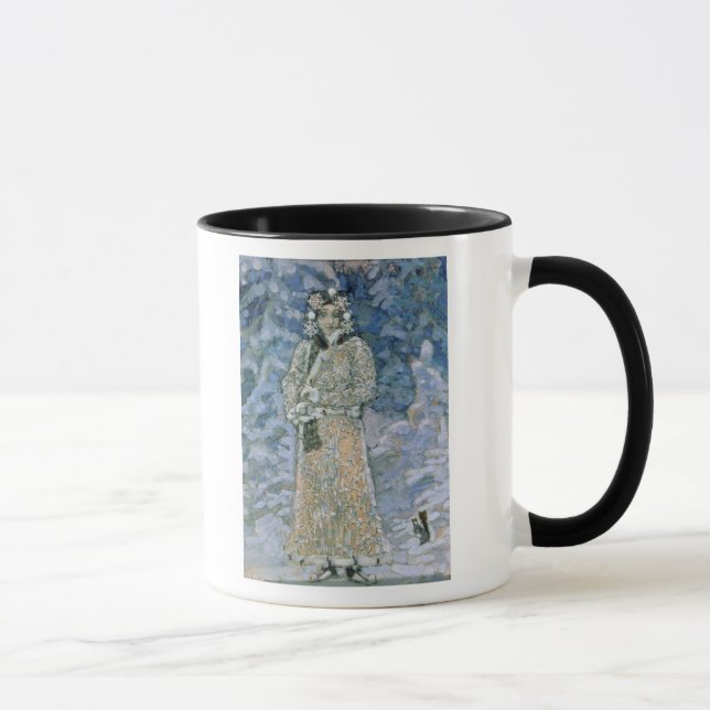 Caneca A donzela da neve, um esboço para a ópera (Direita)