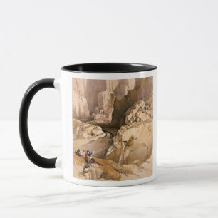 Caneca A entrada a PETRA, o 10 de março de 1839, chapeia