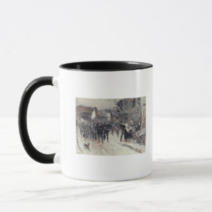 Caneca A entrada em Belfort do comandante alemão