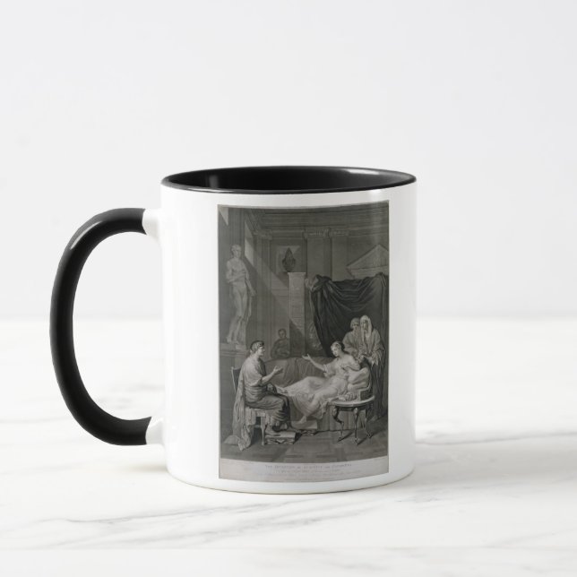 Caneca A entrevista de Augustus e de Cleopatra, gravada (Esquerda)