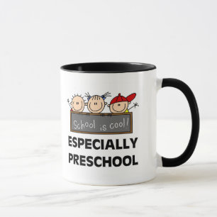 Caneca A escola pré-escolar é camiseta legal e presentes