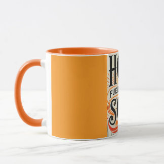 Caneca A esperança alimenta a alma inspiradora