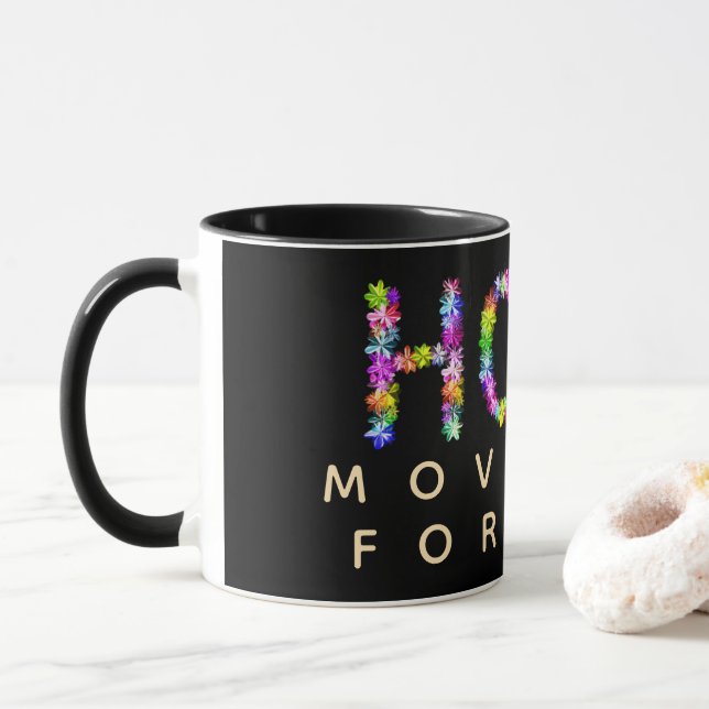Caneca A Esperança Nunca Desvanece | A Esperança Nos Leva (Com Donut)