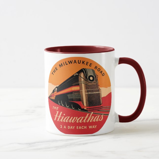 Caneca A estrada Hiawathas Milwaukee (Direita)