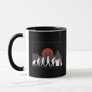 Caneca A evolução dos jogos é engraçada