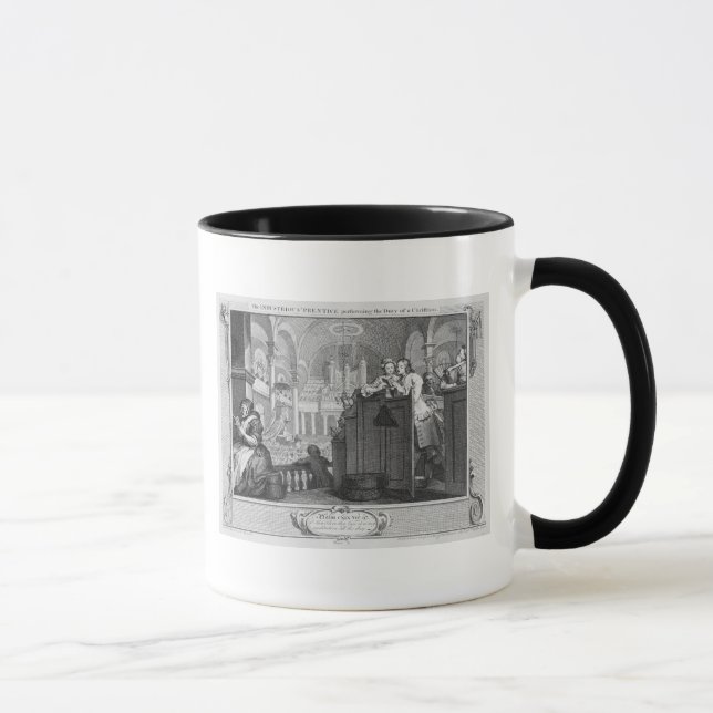 Caneca 'A execução Industrious do Prentice (Direita)