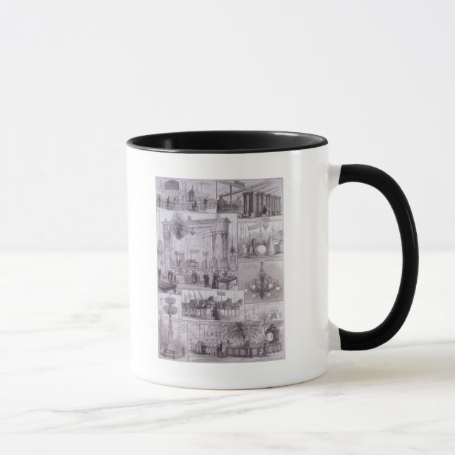 Caneca A exposição elétrica internacional (Direita)