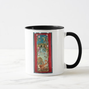 Caneca A fábula de Esopo o Fox e as uvas