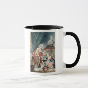 Caneca A família de Necker em 1780