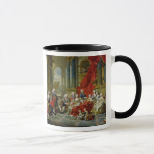 Caneca A família de Philip V, 1743 (óleo em canvas)