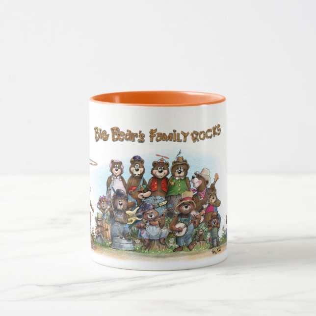 Caneca A Família do Urso Grande Rocha 2 (Centro)