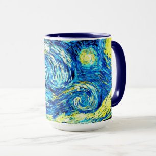 Caneca A famosa pintura de Van Gogh, Noite Estrelada