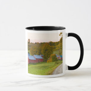 Caneca A Fazenda Jenne em Woodstock, Vermont. Outono.