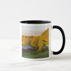 Caneca A Fazenda Jenne em Woodstock, Vermont. Outono. 2