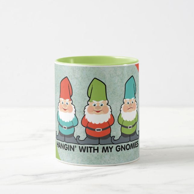 Caneca A Ficar Com As Minhas Casas De Gnomias (Centro)