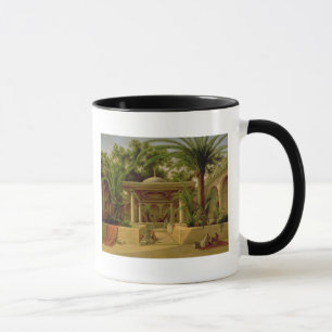 Caneca A fonte de Khabanija, o Cairo, 1845