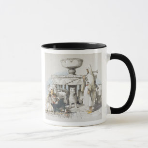 Caneca A fonte dos leões, vinheta 'dos esboços