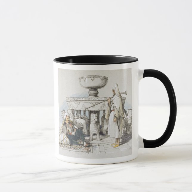 Caneca A fonte dos leões, vinheta 'dos esboços (Direita)