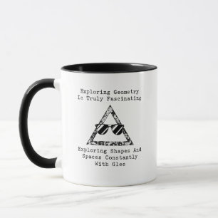Caneca A Geometria é Fascinante: Explorando Formas e Espa